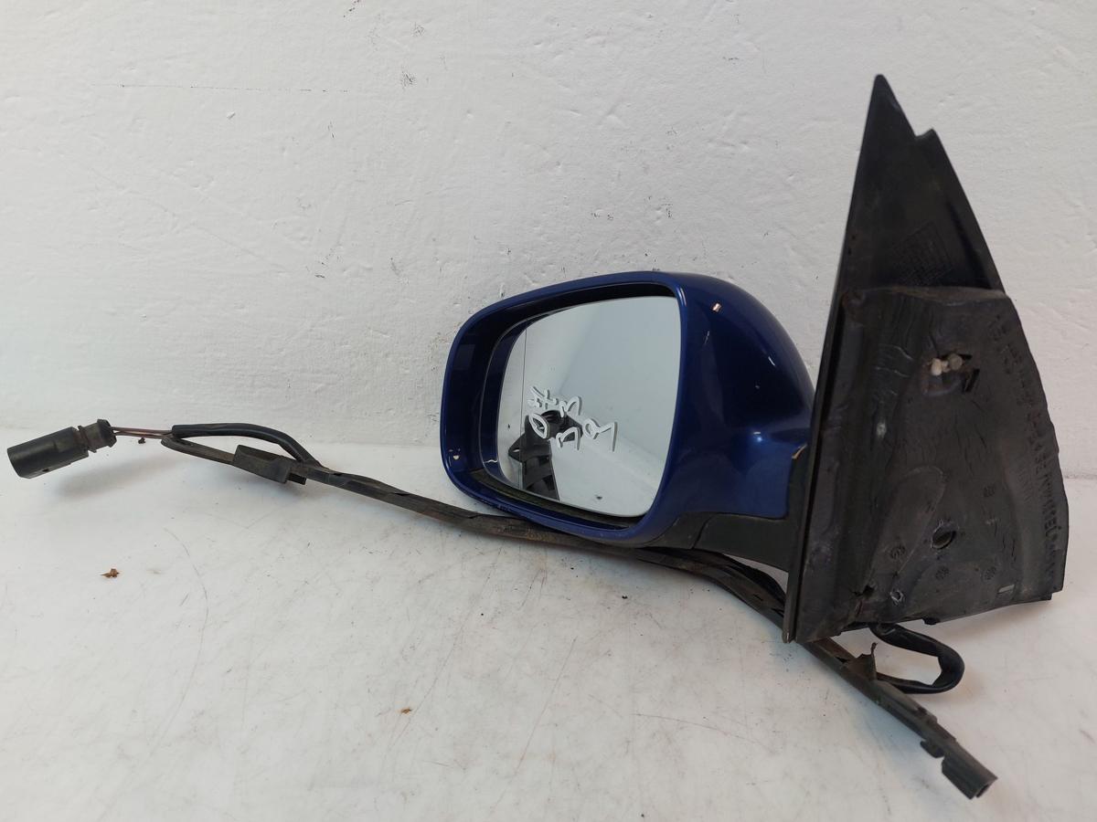 VW Lupo 6X Außenspiegel links Seitenspiegel elektrisch LC5J Laserblaumet