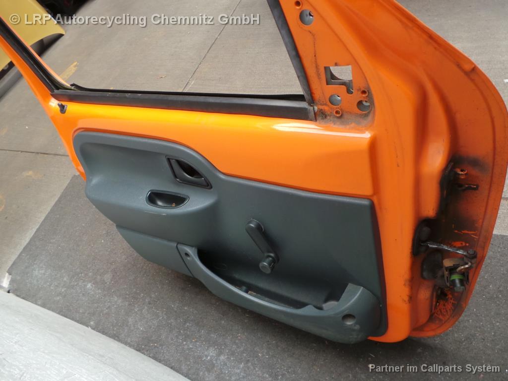 Renault Kangoo BJ 1999 Tür vorn links Fahrertür Orange