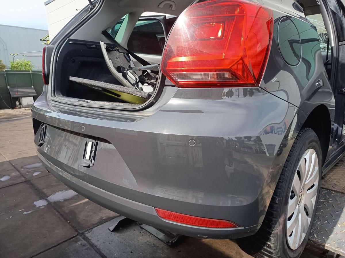 VW Polo V 6C original Sto&szlig;stange F&auml;nger hinten Heck I7F Uranograu Bj 2014