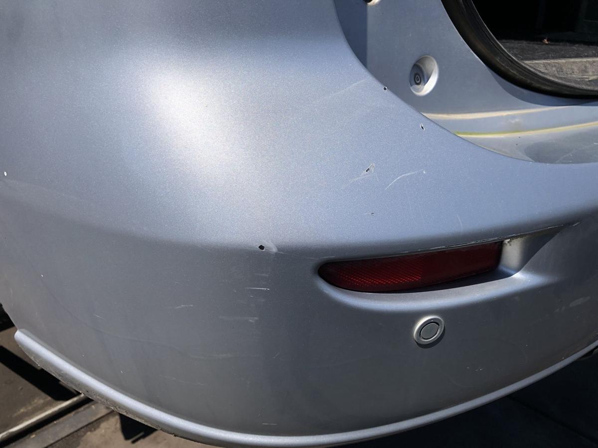 Mazda 5 original Stoßstange Fänger hinten/Heck 22V Satinsilber Bj 2006