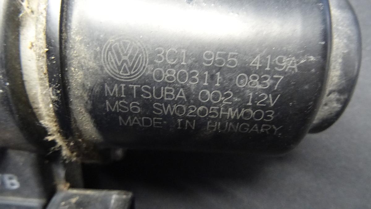 VW Passat 3C Bj2008 Wischermotor vorn 3C1955419A