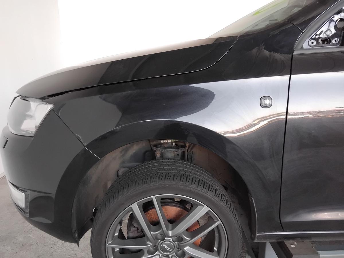 Skoda Rapid NH original Kotfl&uuml;gel vorn links LF9R Blackmagicmetallic BJ2013