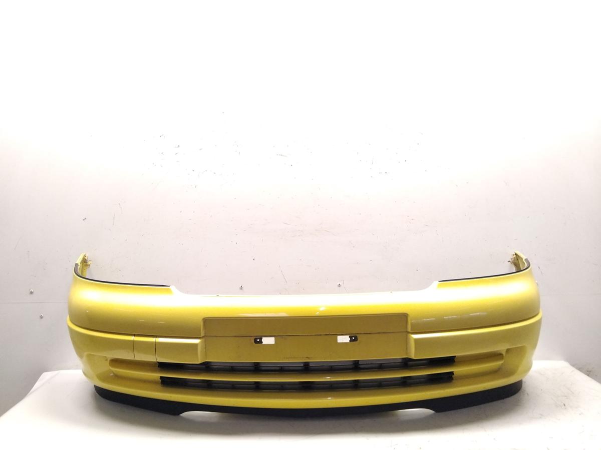 Opel Astra G original Sto&szlig;f&auml;nger Sto&szlig;stange vorn ananasgelb Y485 Bj.2000