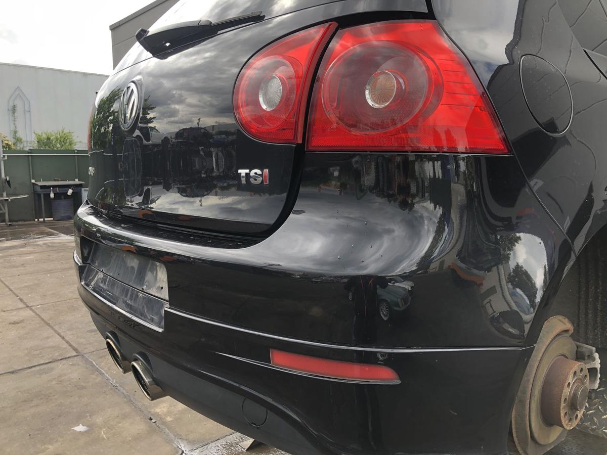 VW Golf V original Stoßstange Fänger OBERTEIL hinten/Heck C9Z Black magic Bj2008
