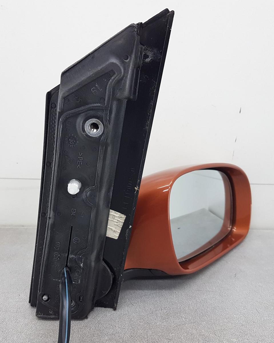 VW Cross Touran Außenspiegel rechts in LA3U Red Rock Met Bj2007 elek 6 Pins