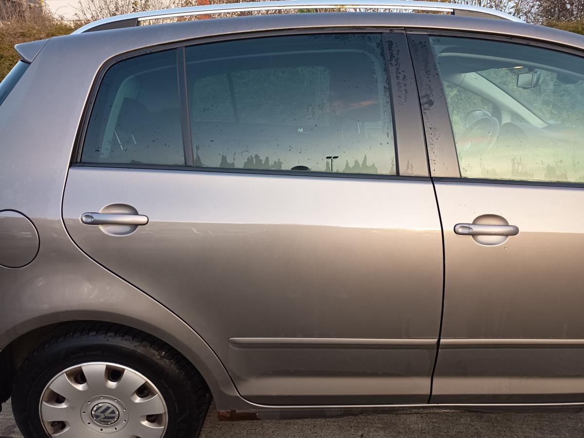 VW Golf Plus orig Tür hinten rechts Beifahrerseite LA8X Kaschmirbraun Bj 2009