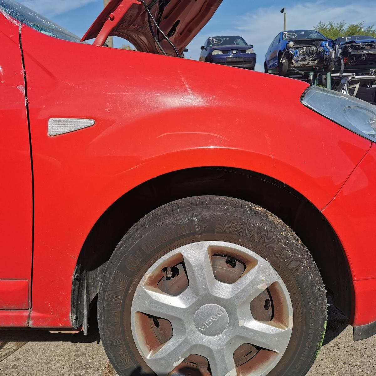 Dacia Sandero BS0 Kotflügel Fender Seitenwand vorn rechts OV21D RED PASSION