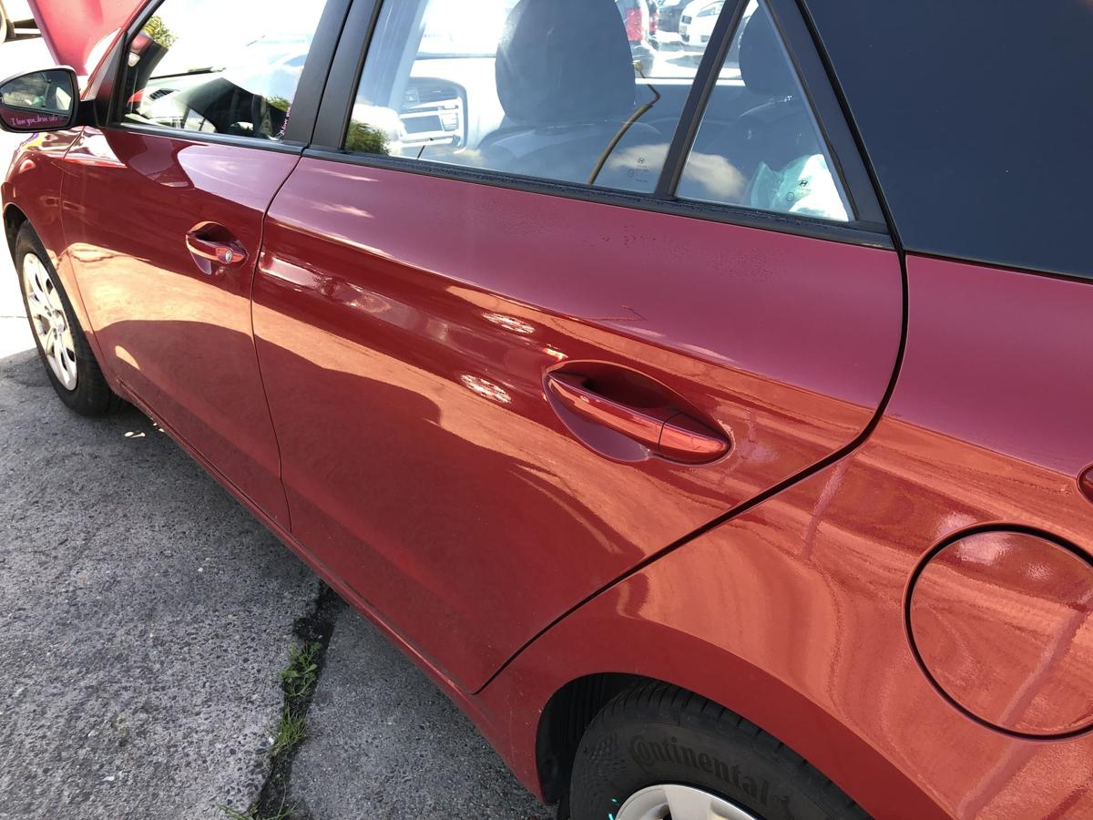 Hyundai i20 GB T&uuml;r hinten links Fondt&uuml;r nur 5 t&uuml;rer im Rohbau Passion Red OR