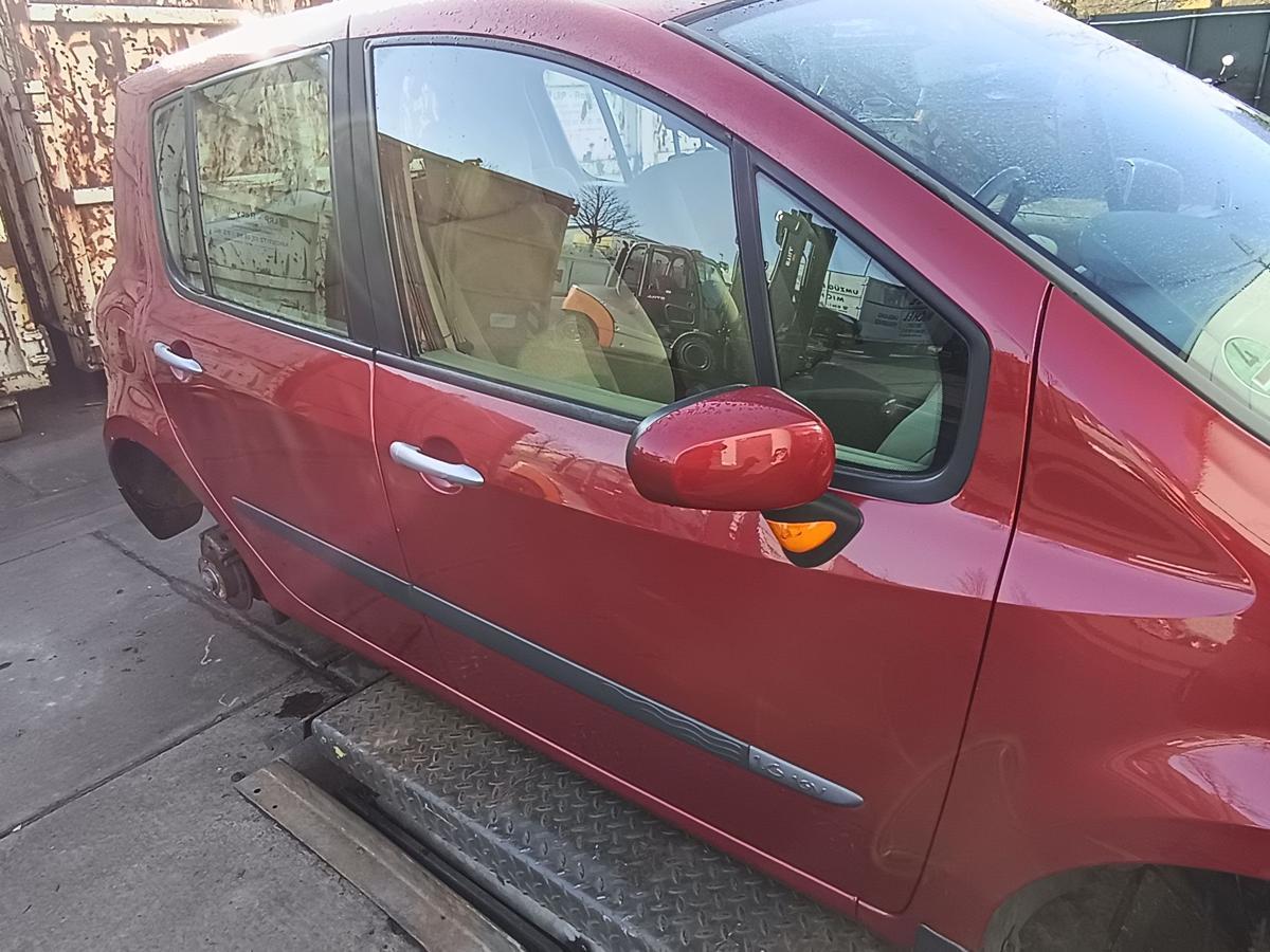 Renault Modus original T&uuml;r vorne rechts TEB76 Red of Fire Baujahr 2005