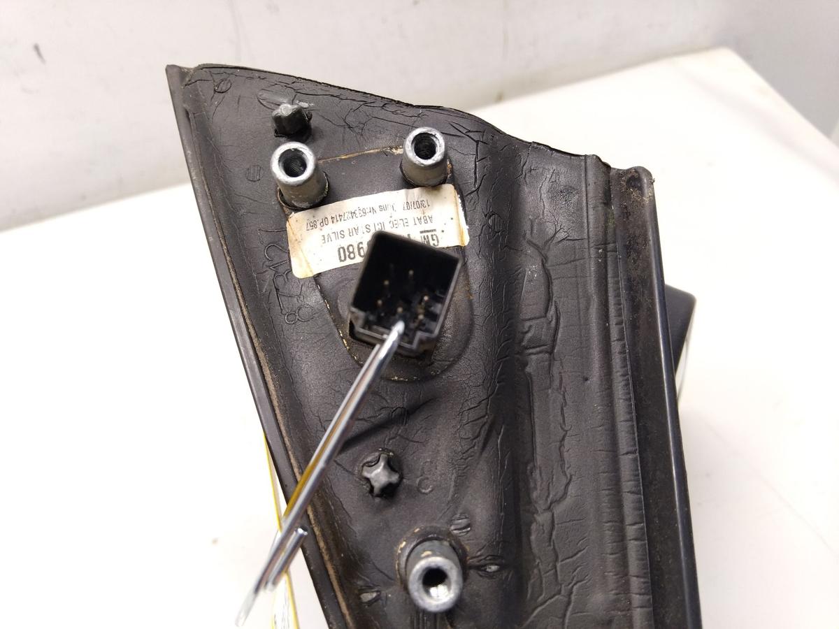 Opel Meriva A original Au&szlig;enspiegel links elektrisch anklappbar Bj.2007 starsilber Z157