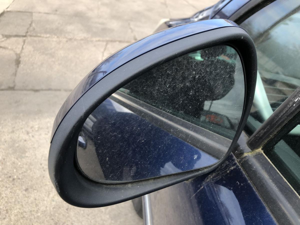 Peugeot 207SW Au&szlig;enspiegel links Seitenspiegel R&uuml;ckspiegel elektrisch KPL blau