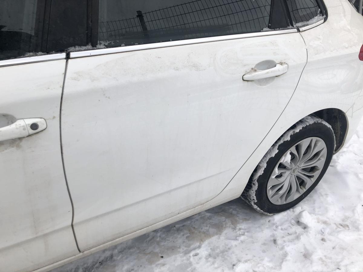 Citroen C4 II Typ N T&uuml;r hinten links Fondt&uuml;r im Rohbau EWP weiss Banquise