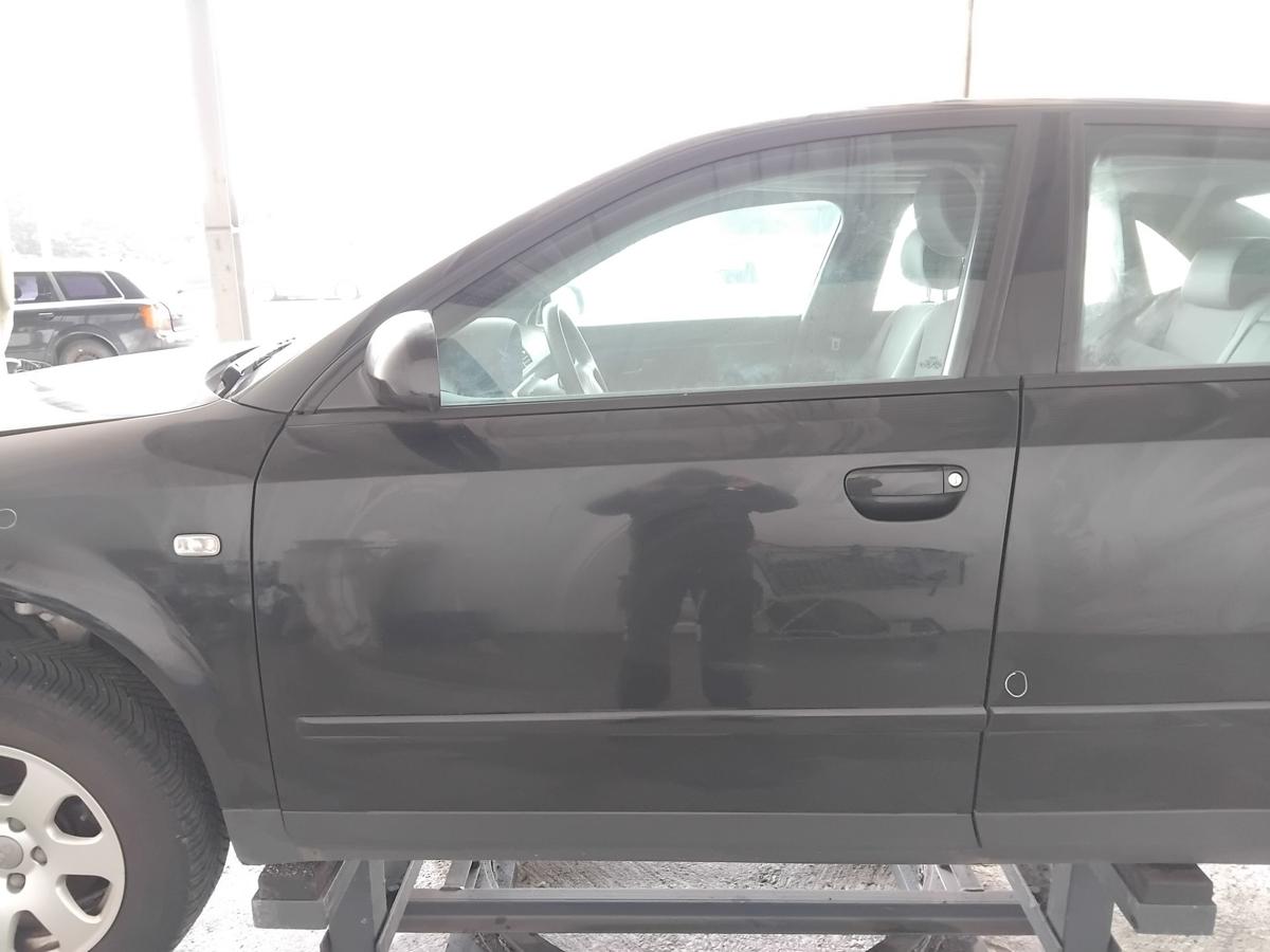 Audi A4 B6 8E Tür vorn links Fahrertür LZ9W ebonyschwarzmetallic BJ2002