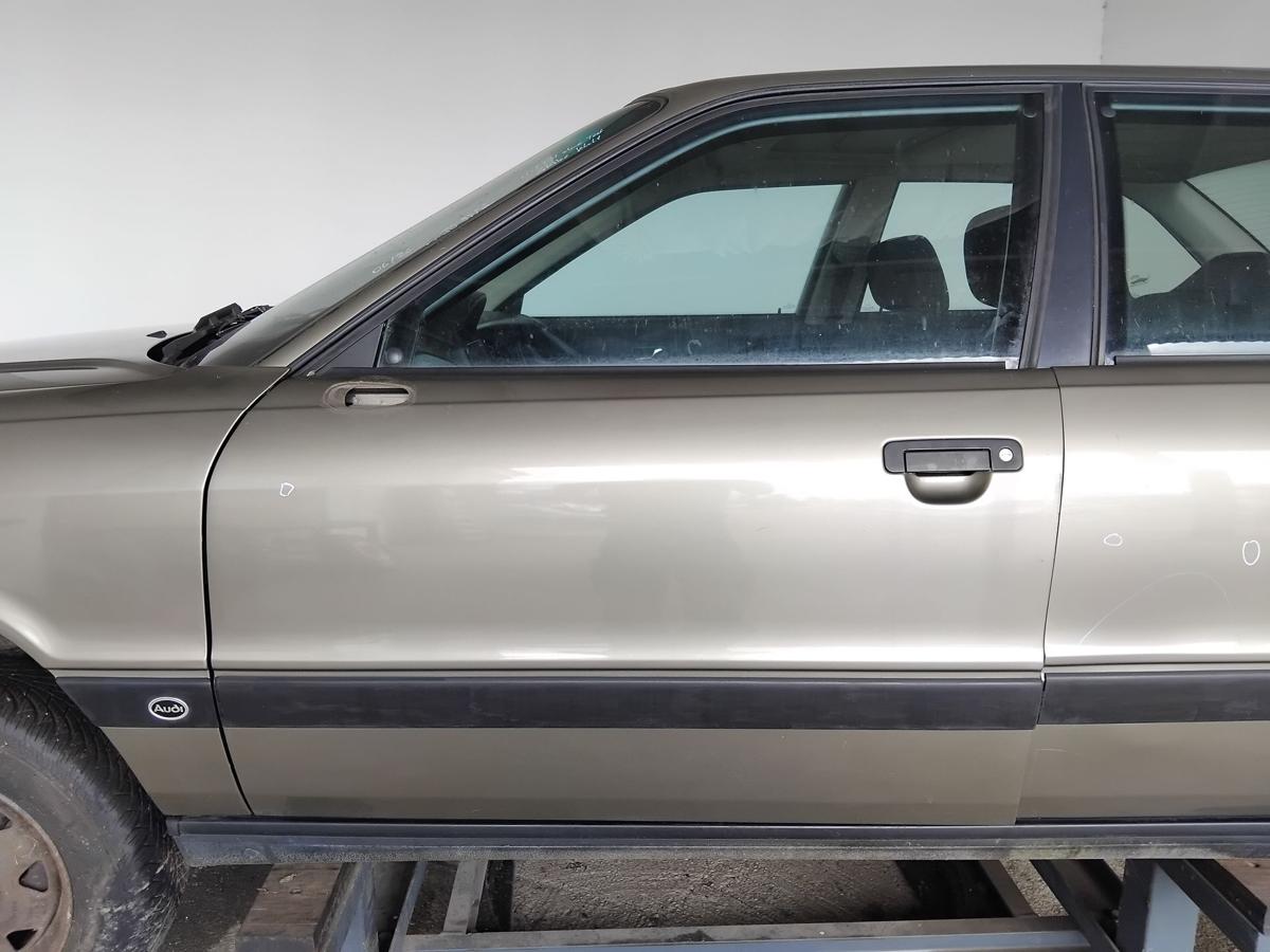 Audi 80 B3 Typ 89 T&uuml;r vorn links Fahrert&uuml;r LY6U Papyrusmetallic BJ1991