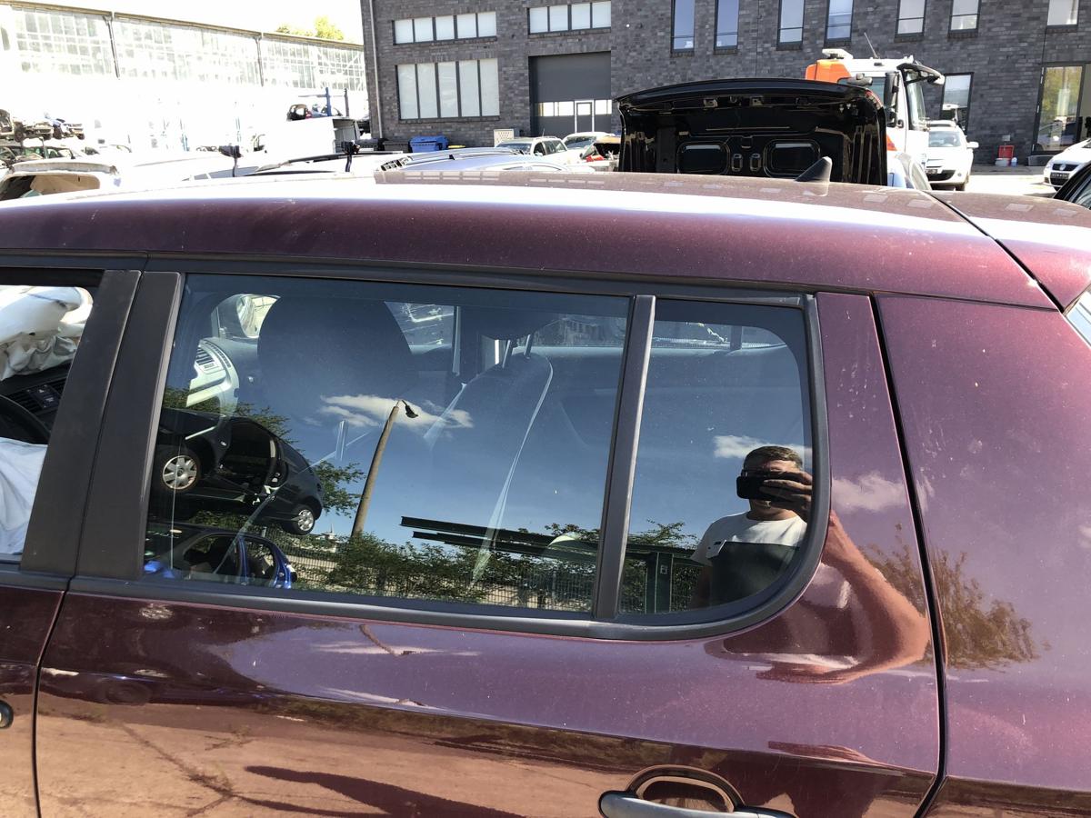 Skoda Fabia 5J Tür hinten links Fondtür 5 türer Rohbau 9893 LF3X Rosso Brunello