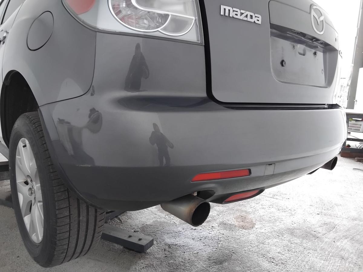 Mazda CX-7 ER original Stossf&auml;nger Sto&szlig;stange hinten graumetallic BJ2008