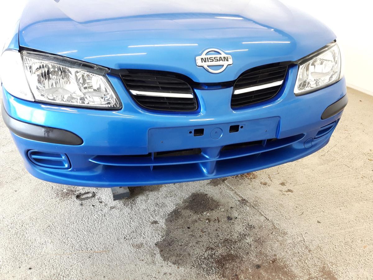 Nissan Almera N16 original Stoßfänger Stoßstange vorn blaumetallic BV4 BJ2000