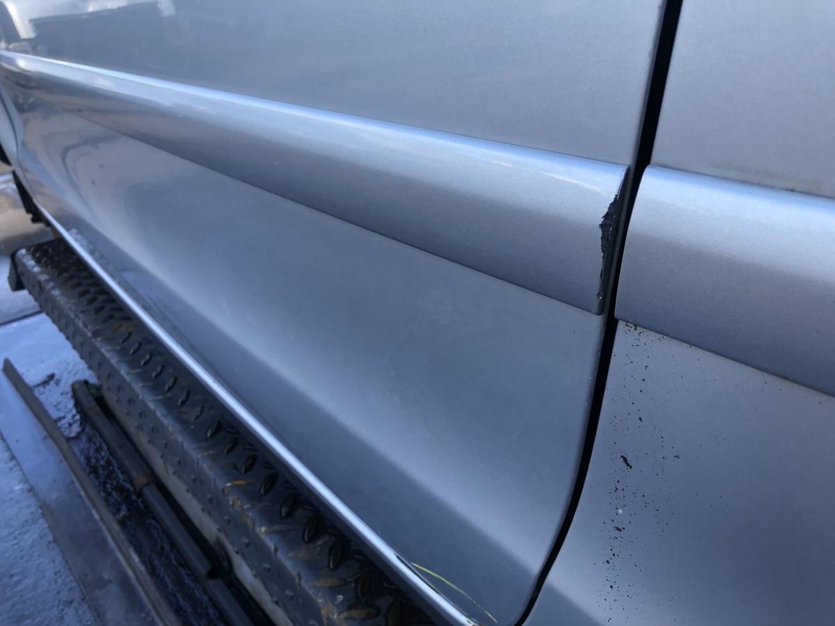 VW Polo 9N3 original Tür links Fahrer (Roh) A7W Reflexsilber Bj 2005