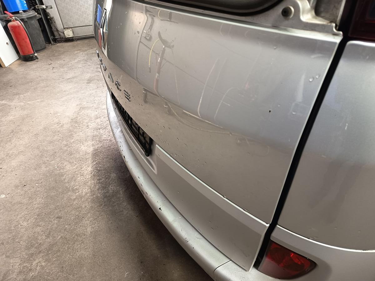 Renault Espace IV 4 orig Heckklappe f&uuml;r klappbare Scheibe TED69 Silber Bj 2010
