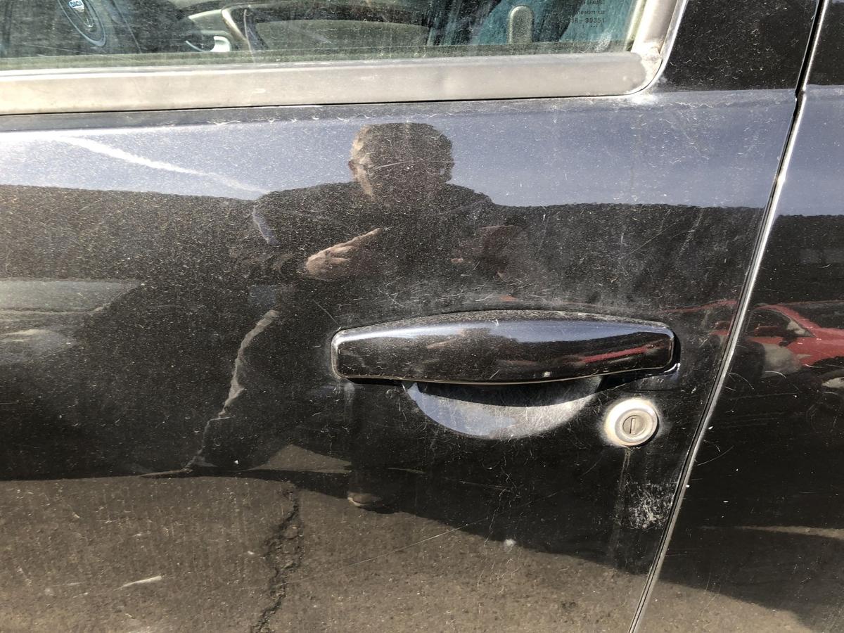 Dacia Duster 1 Typ HS T&uuml;r vorn links Fahrert&uuml;r Rohbau NV676 Noir Nacre schwarz