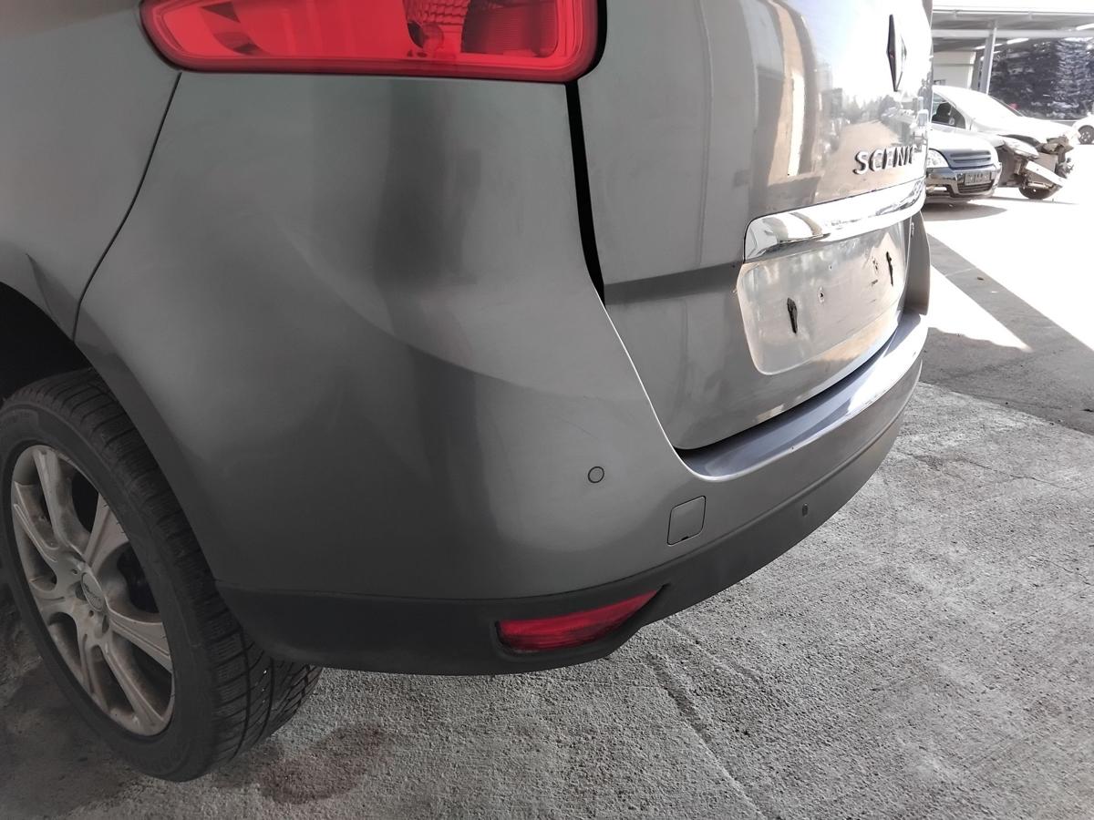 Renault Grand Scenic III orig Stossf&auml;nger Sto&szlig;stange hinten PDC BJ2012 TEKNG Gris Cassiop&eacute;e
