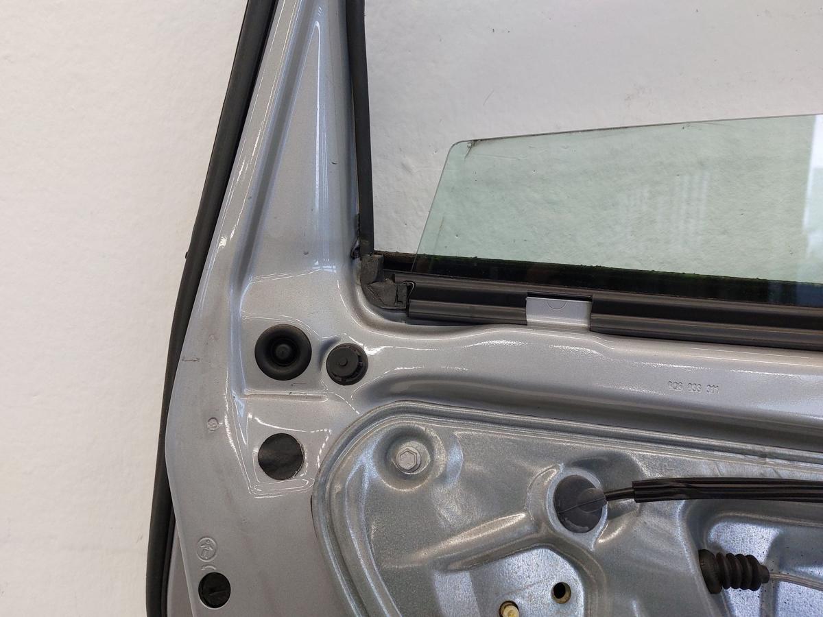 VW Polo 9N3 Tür hinten links Fondtür LA7R Silberbird Perl Rohbau