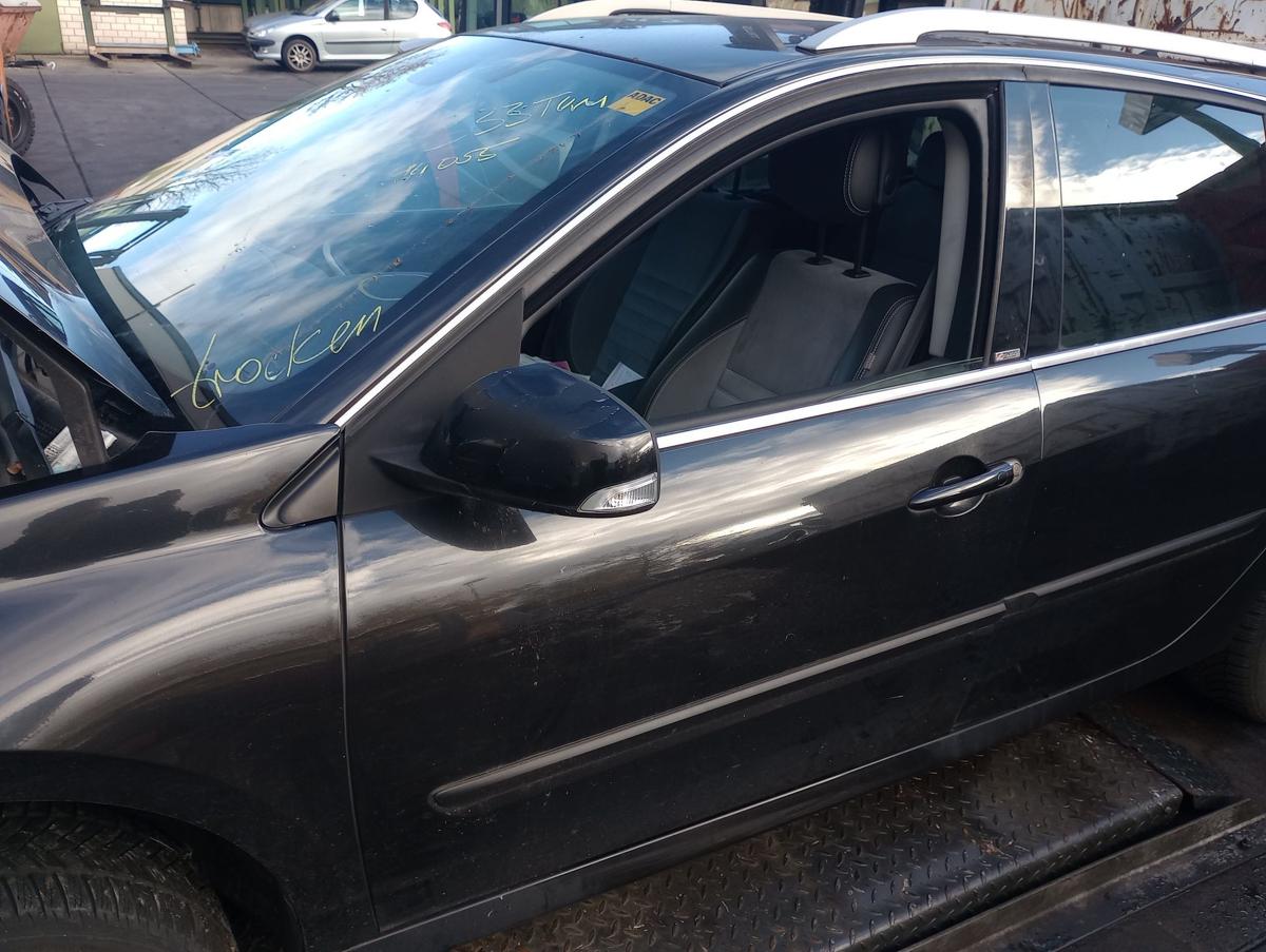 Renault Laguna 3 Grandtour orig Tür VL Fahrertür 676 Perlm.schwarz met Bj 10