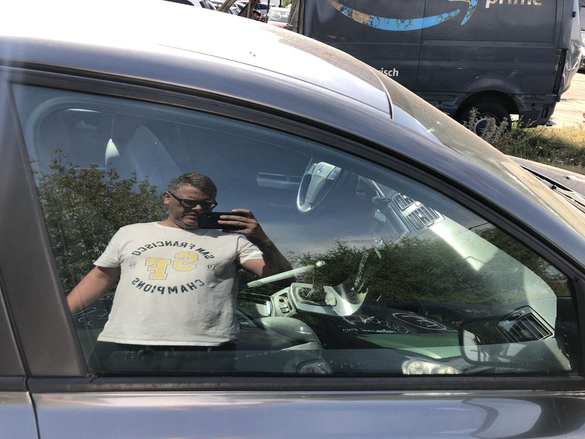 Volvo V50 TypM T&uuml;rscheibe vorn rechts Beifahrer Scheibe Colorglas Seitenscheibe