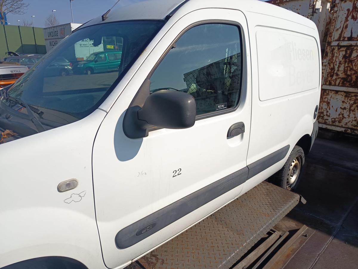 Renault Kangoo KC original T&uuml;r vorn links Fahrer 389 Gletscherwei&szlig; Bj 2008