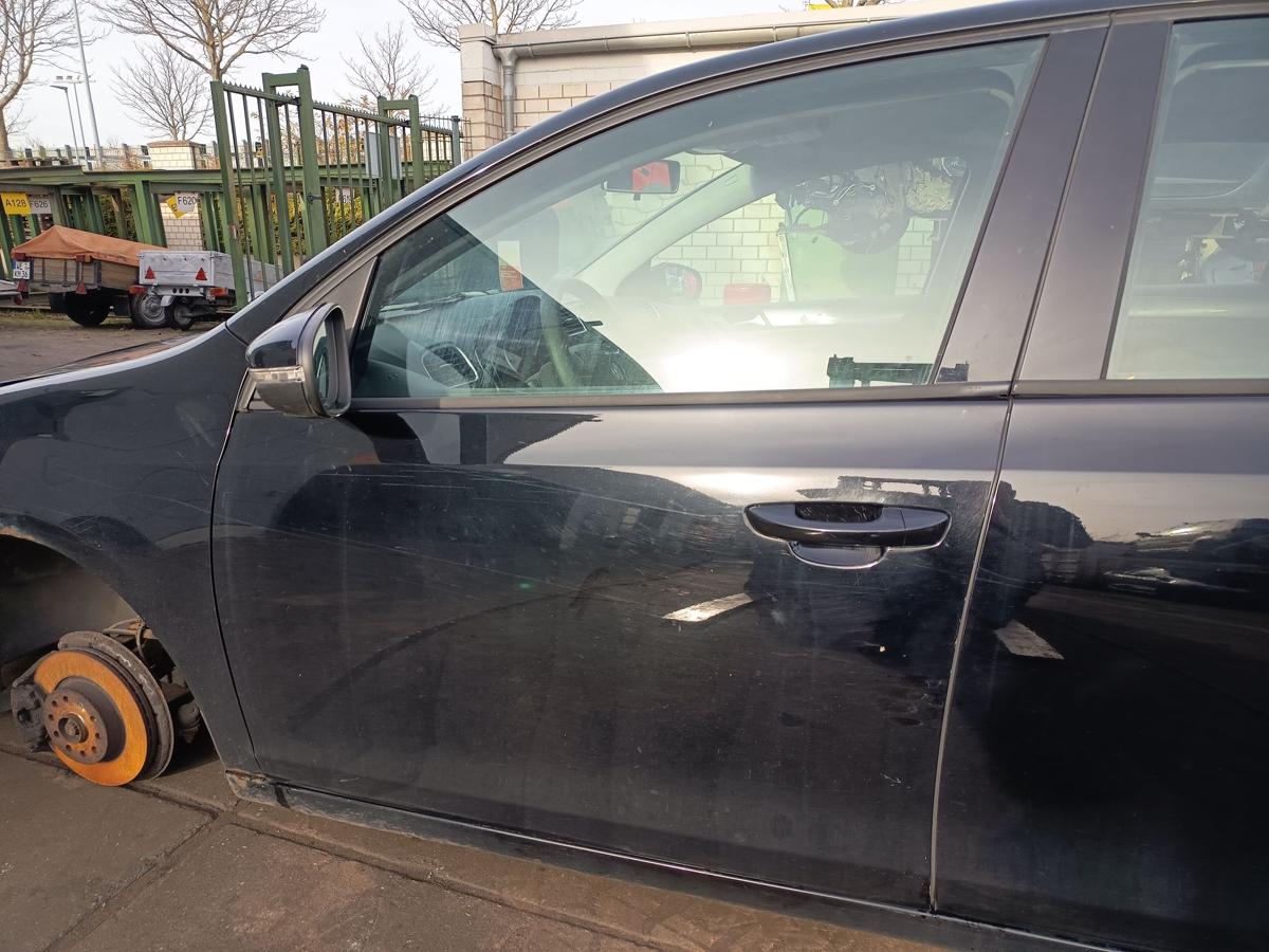 VW Golf VI 6 orig Tür vorn links 5türer L041 Schwarz Bj 2009