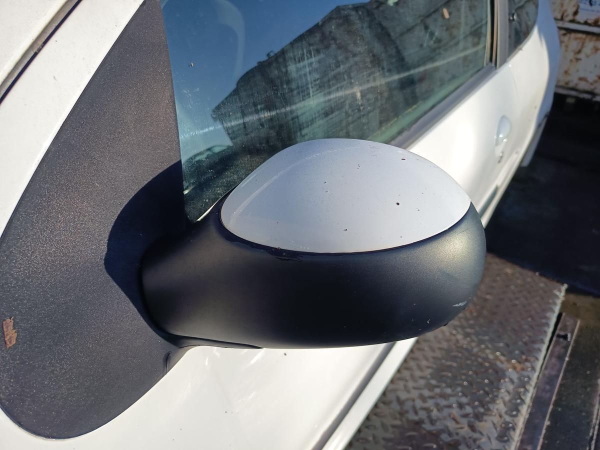 Peugeot 206+ original Aussenspiegel links manuell EWP Polarwei&szlig; Bj 2012