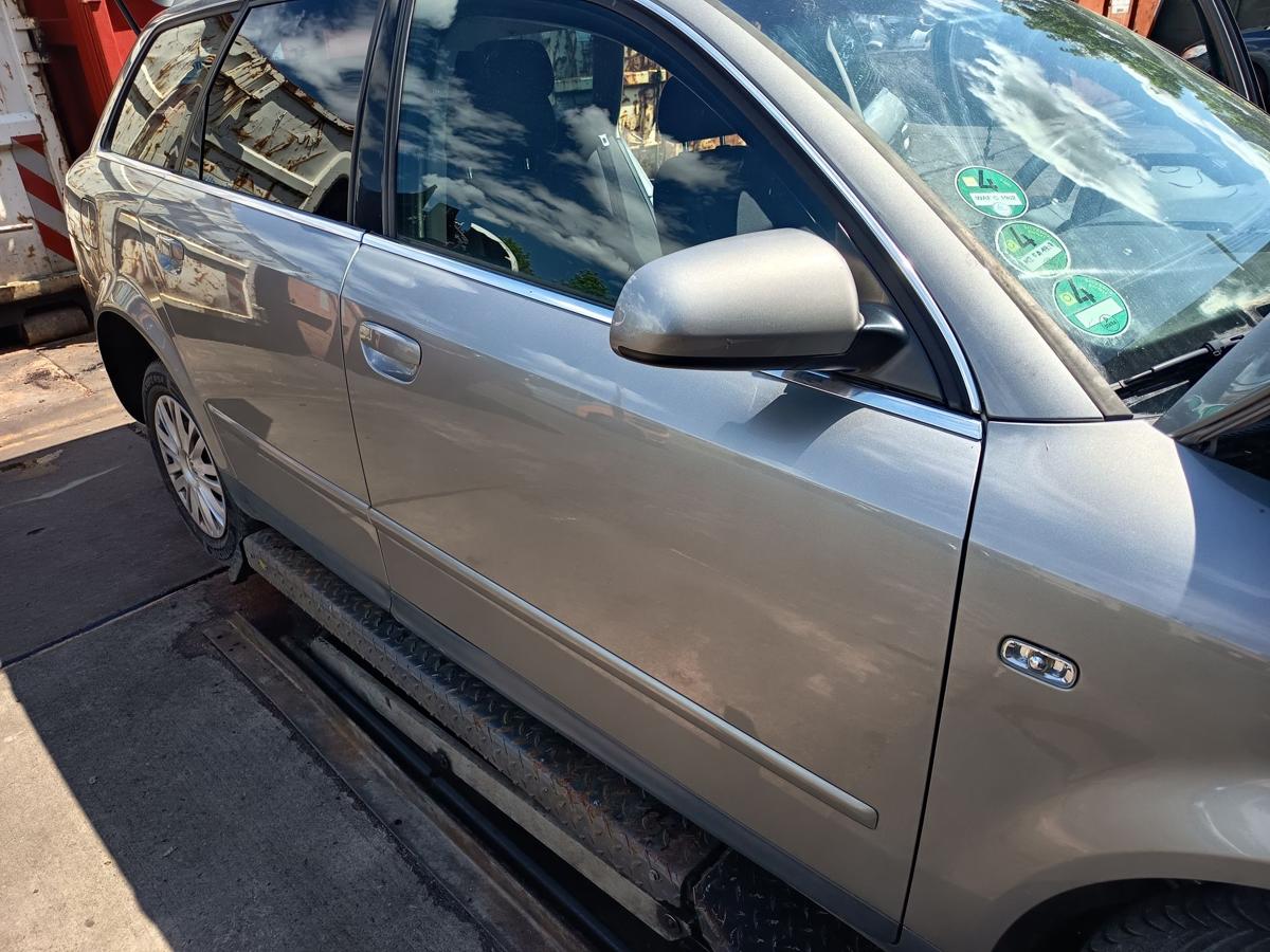 Audi A4 B6 original T&uuml;r vorn rechts Beifahrer Roh Y7Q Atlasgrau Bj 2003