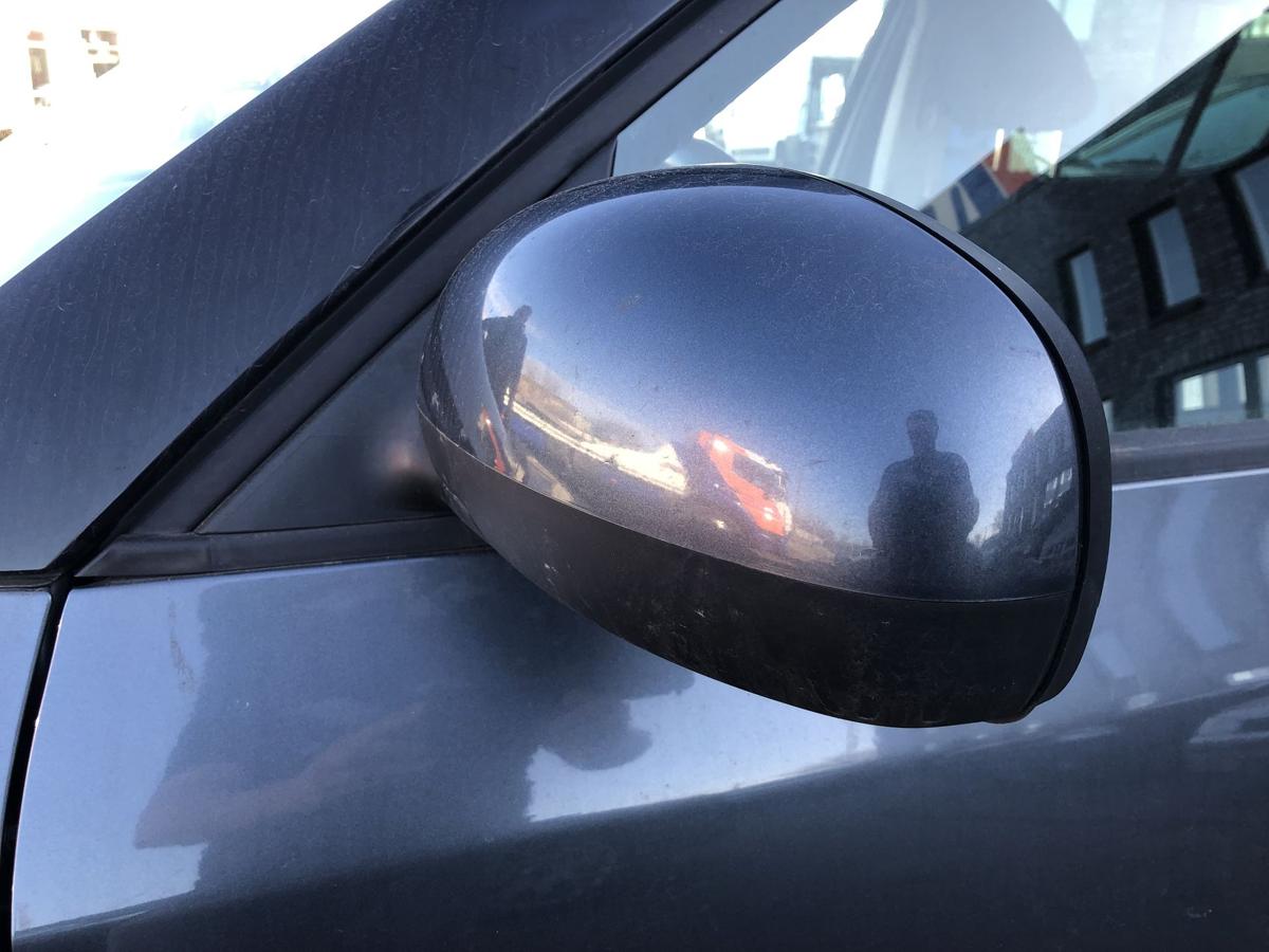 Skoda Fabia 5J Aussenspiegel links R&uuml;ckspiegel elektrisch LF8J Antracit Grey