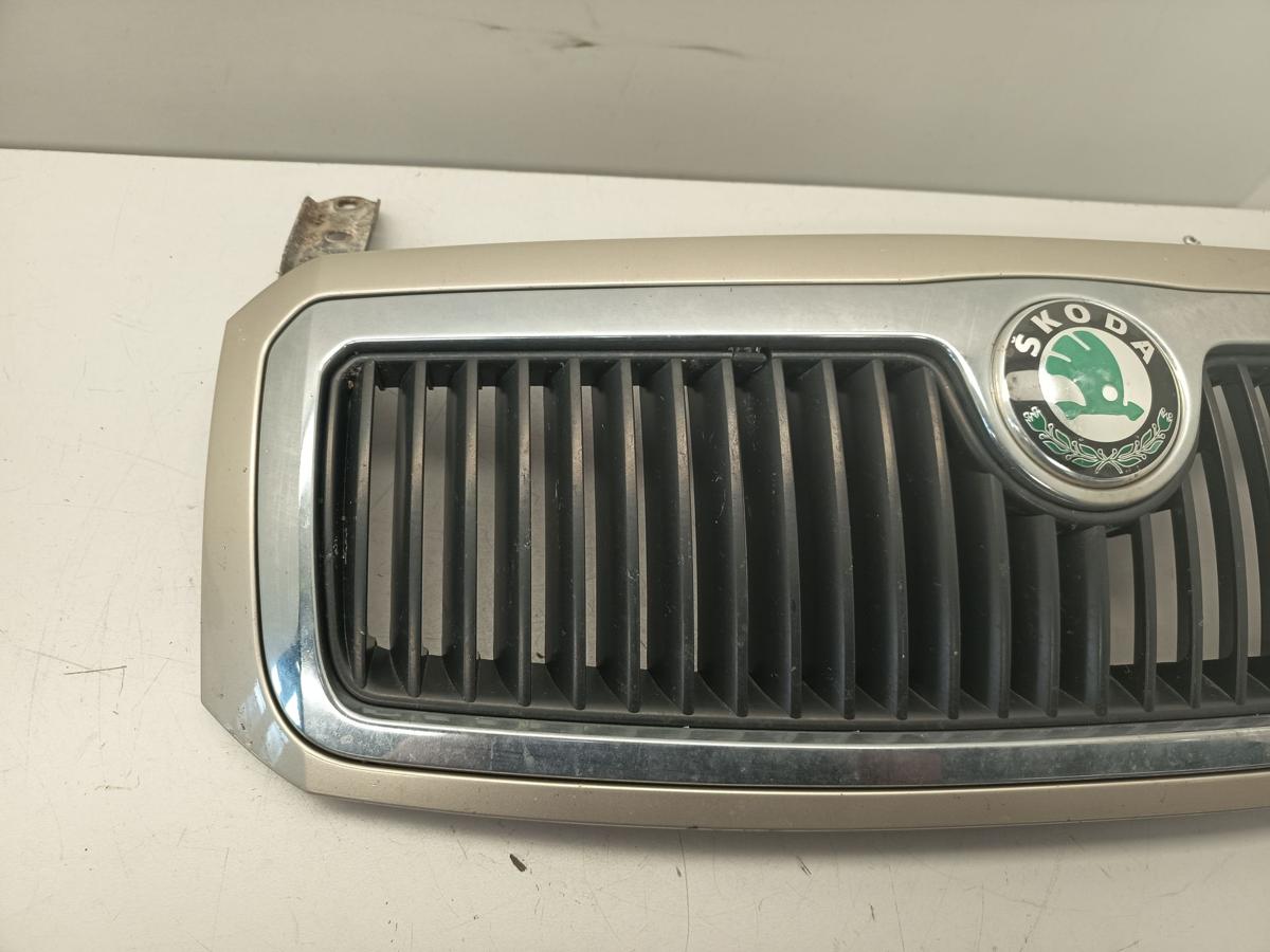 Skoda Fabia 6Y original K&uuml;hlergrill LF8F Saharabeige Baujahr 2006