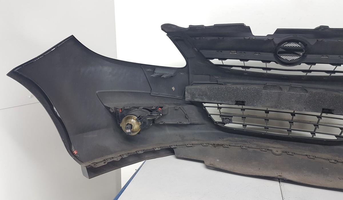 Opel Corsa D Sto&szlig;stange Sto&szlig;f&auml;nger vorn in 2HU Saphirschwarz met Bj08