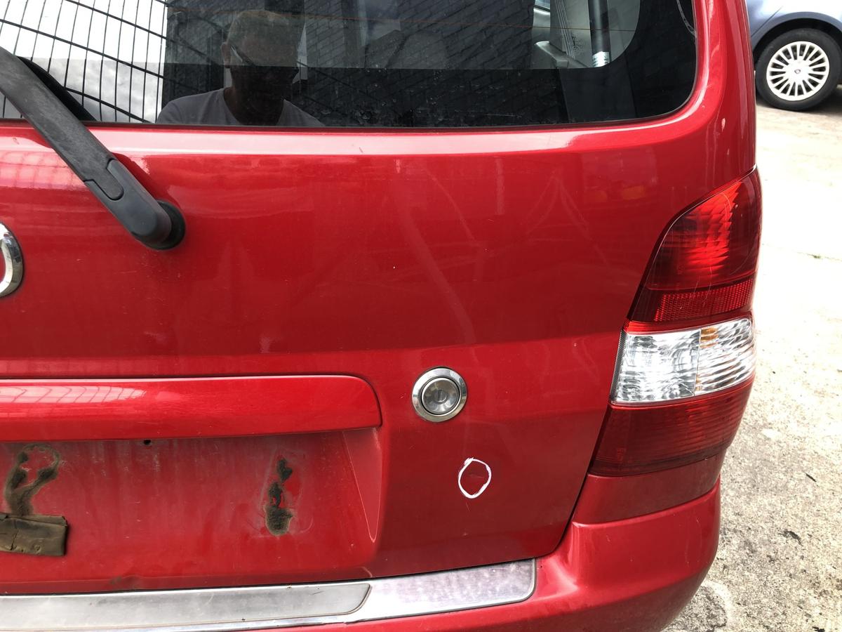 Mazda Demio DW Heckklappe mit Heckscheibe Heckdeckel A3E Classic Red