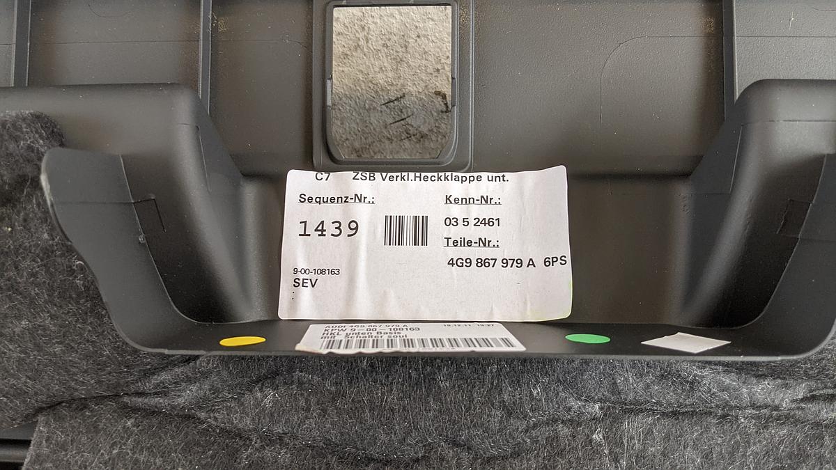 Audi A6 4G C7 Avant Innenverkleidung Heckklappe 4G9867979A