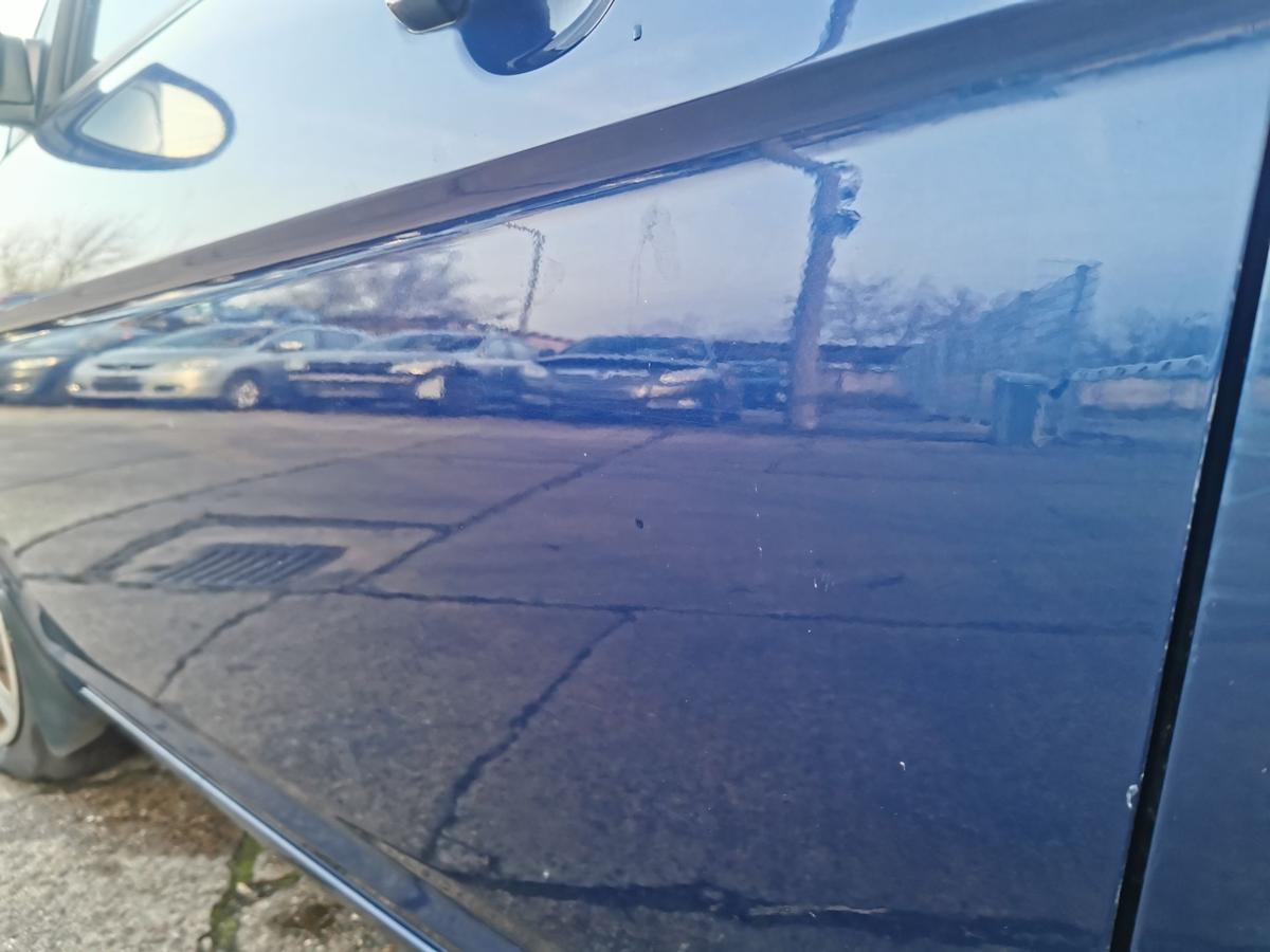 Hyundai Accent MC Fahrert&uuml;r T&uuml;r Autot&uuml;r Rohbaut&uuml;r vorn links 3E Blue Onyx 3trg