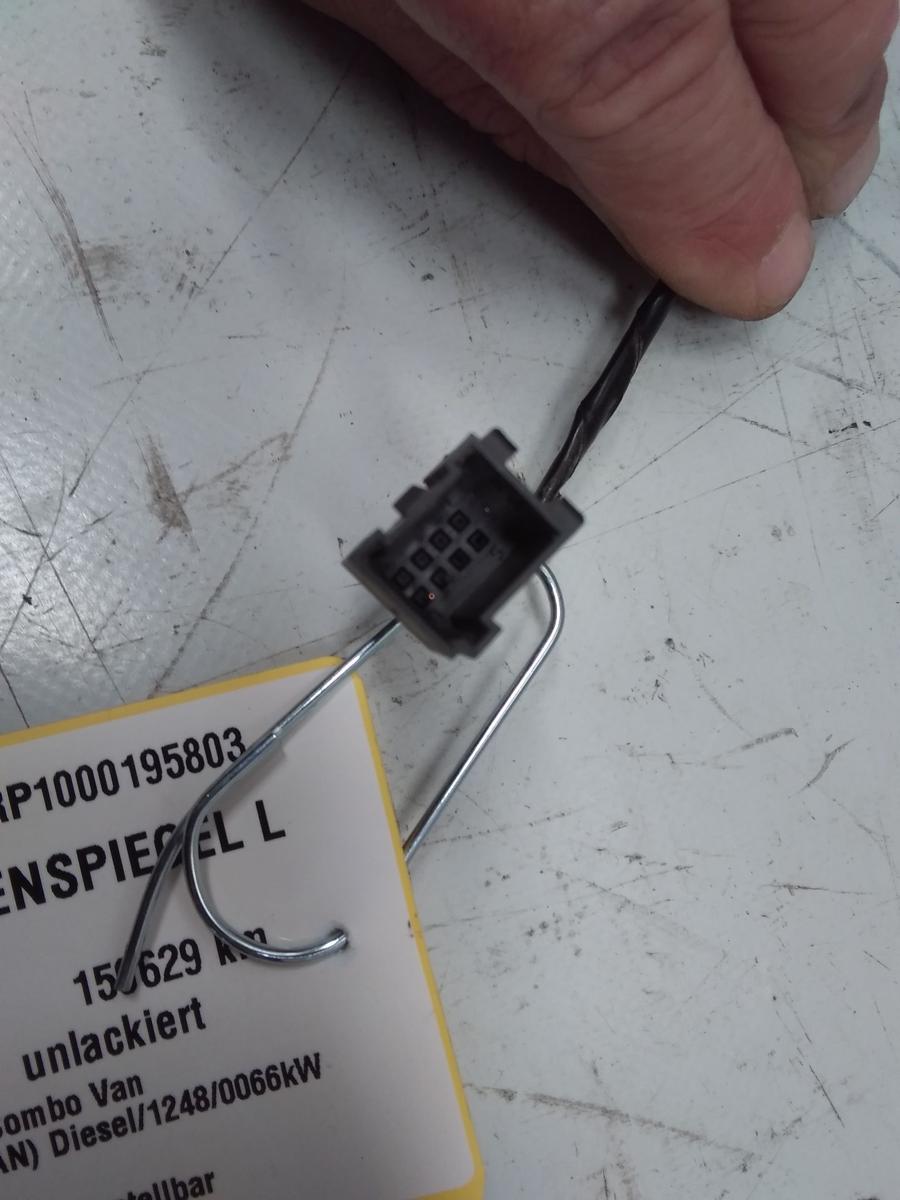 Opel Combo D original Au&szlig;enspiegel links manuell verstellbar BJ2014 unlackiert