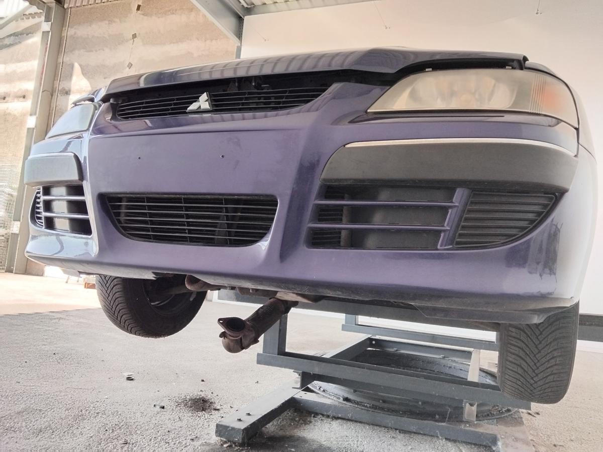 Mitsubishi Space Star DG0 original Stoßfänger Stoßstange vorn dunkelblau BJ2003