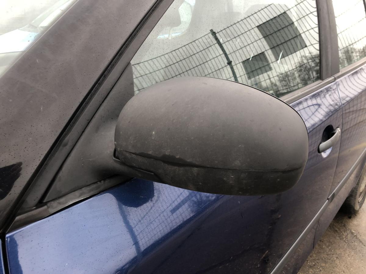 Skoda Fabia 2 Typ 5J Aussenspiegel links R&uuml;ckspiegel unlack manuell