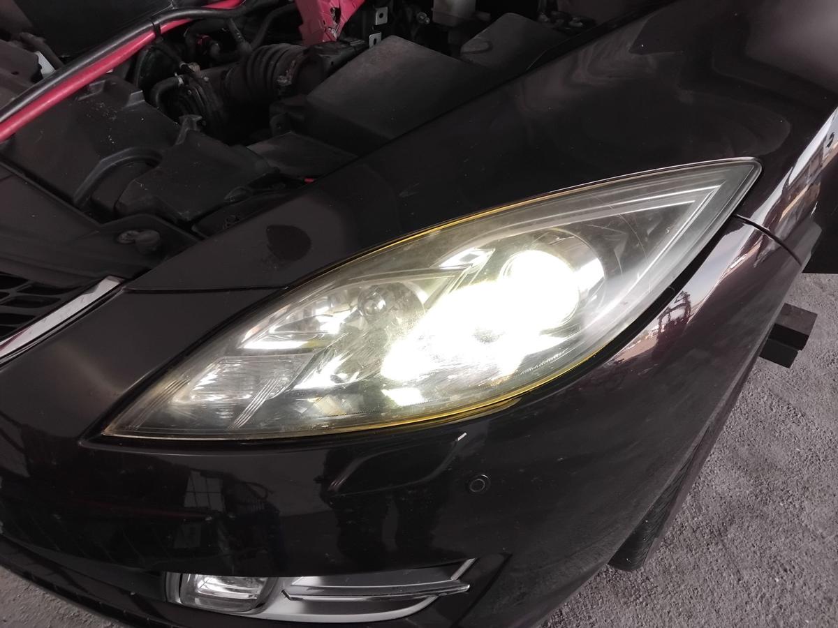 Mazda 6 II GH original Xenon Scheinwerfer links vergilbt BJ2010 mit Steuerger&auml;t