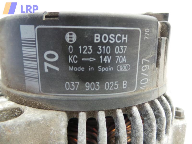 Audi A3 8L BJ1997 original Lichtmaschine Generator 70A 0123310037 BOSCH