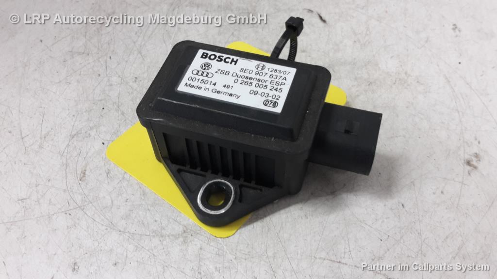 Audi A4 8E Avant Bj.02 ESP Duosensor 8E0907637A BOSCH 0265005245