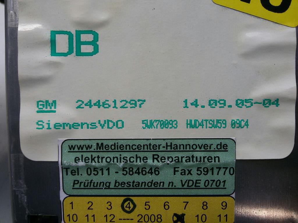 Opel Vectra C 24461297 Bordcomputeranzeige Display Navi farbig original BJ2005 ohne Test