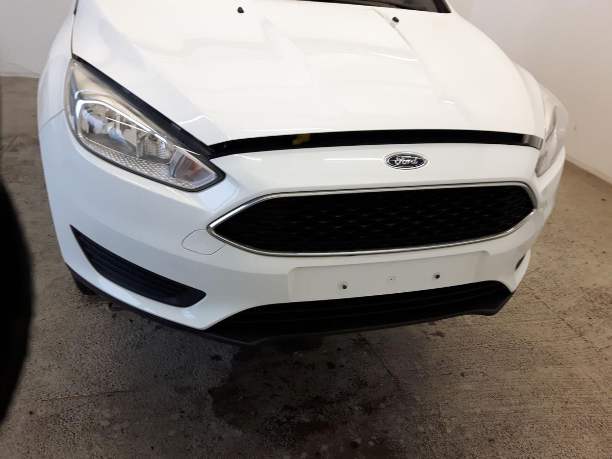 Ford Focus 3 Facelift original Stossfänger Stoßstange vorn frostweiß BJ2015