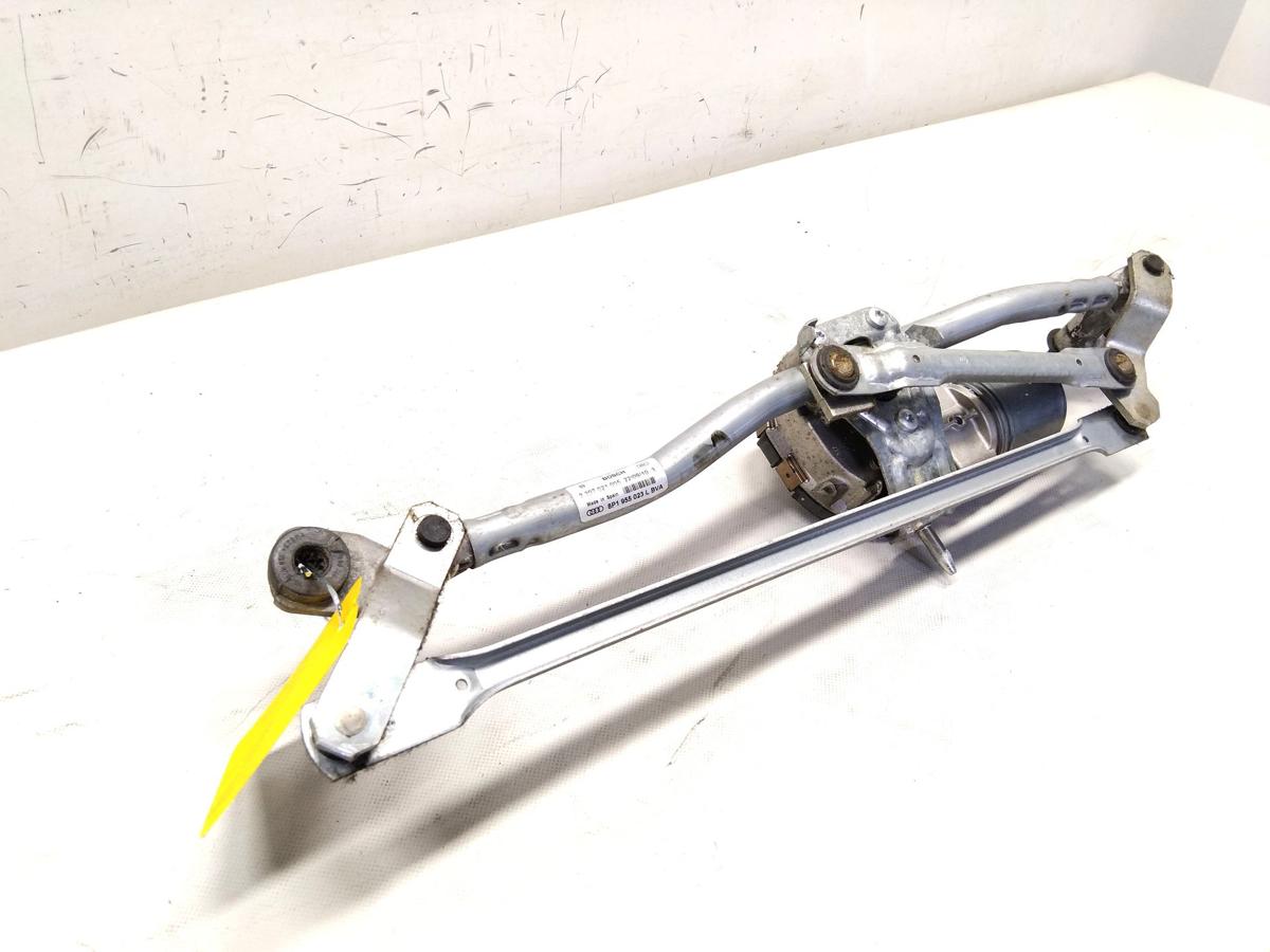 Audi A3 8P original Wischermotor mit Wischergest&auml;nge vorn BJ2010