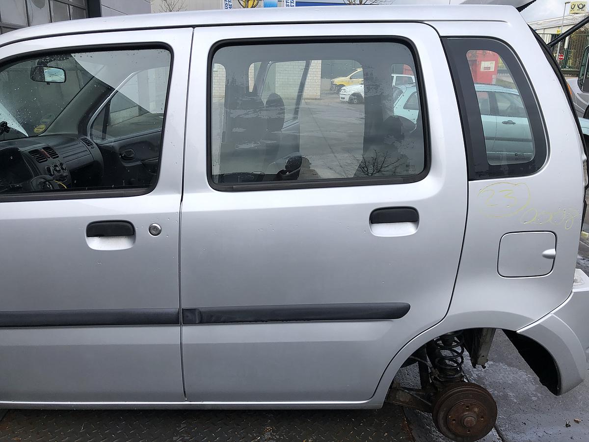 Opel Agila A org Tür hinten links für man Fensterheber Z157 Starsilber Bj 2004