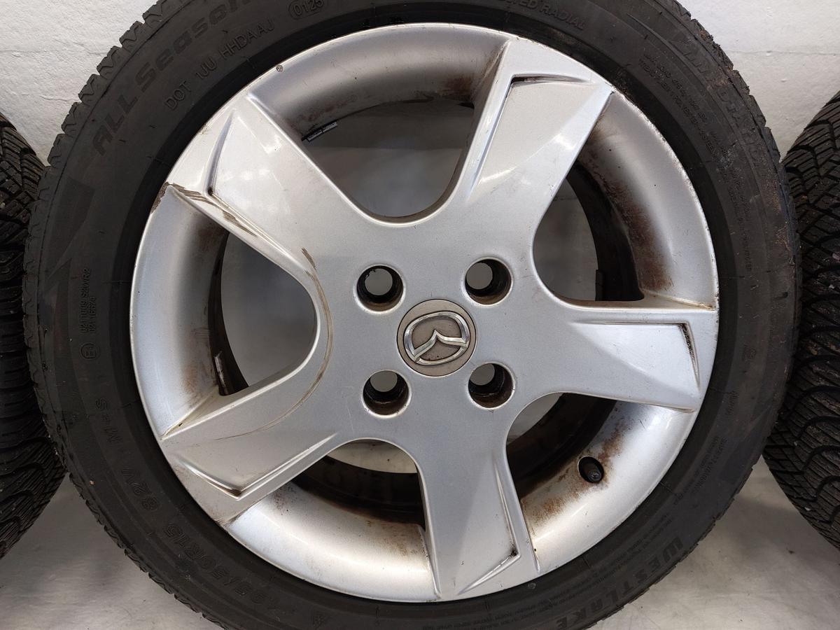 Mazda 2 DY ALU Komplettradsatz Radsatz Felgen 15Zoll 185/50R15 82V Westlake