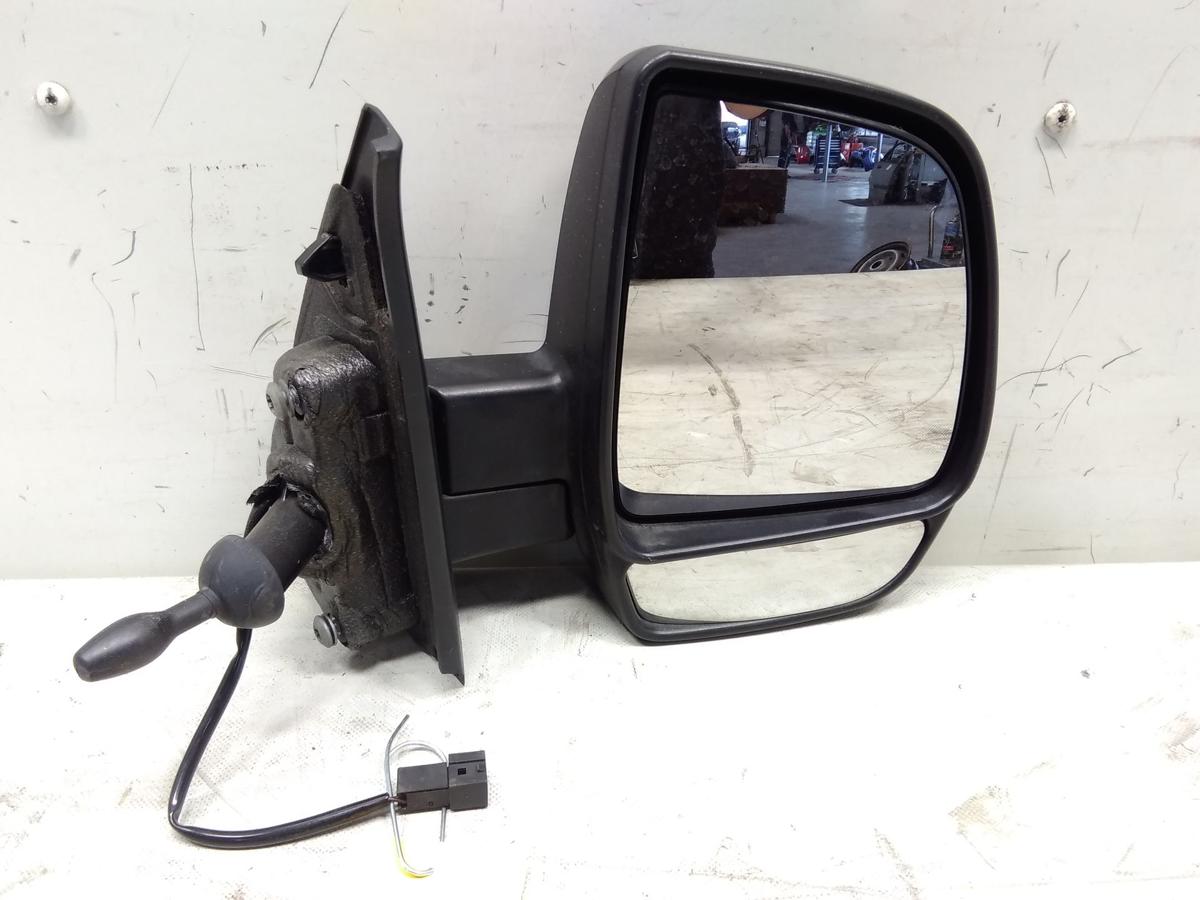 Opel Combo D original Au&szlig;enspiegel rechts schwarz unlackiert manuell BJ2014